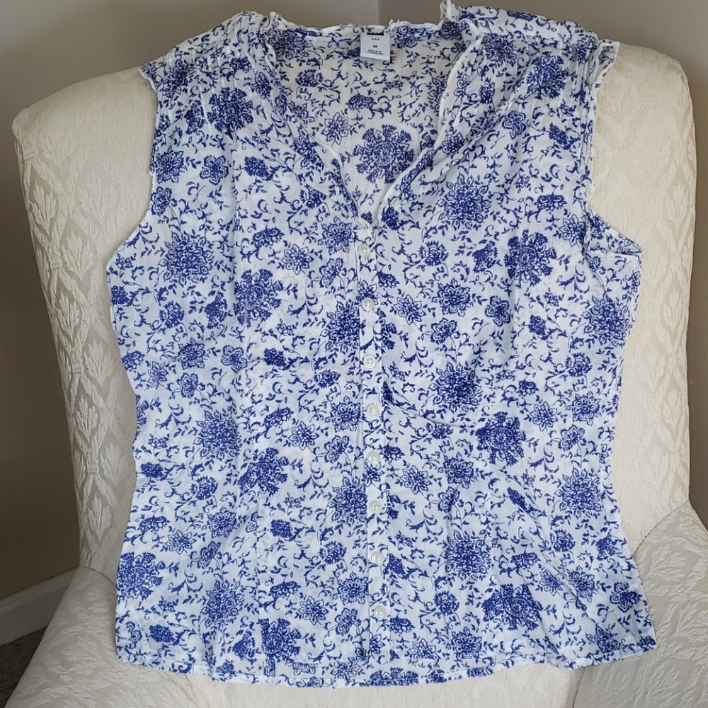 NWOT 100% Cotton Gap Blouse size M
